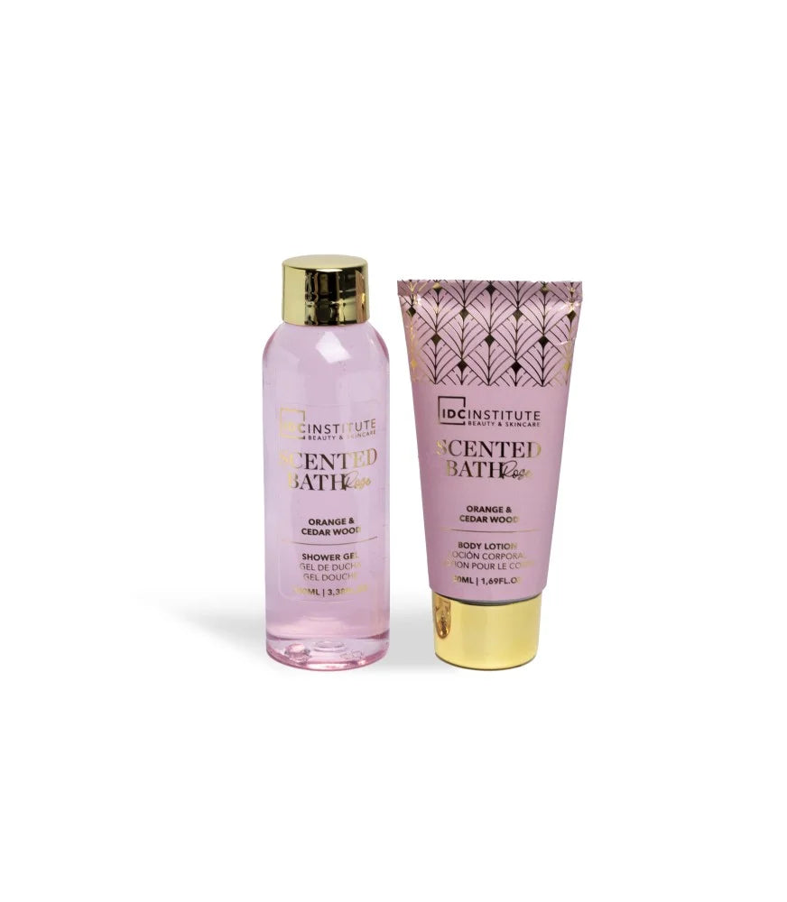 MINI BAIGNOIRE ROSE | ORANGE & BOIS DE CÈDRE