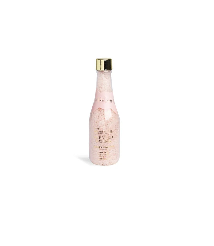 SEL DE BAIN CHAMPAGNE ROSE | ORANGE & BOIS DE CÈDRE