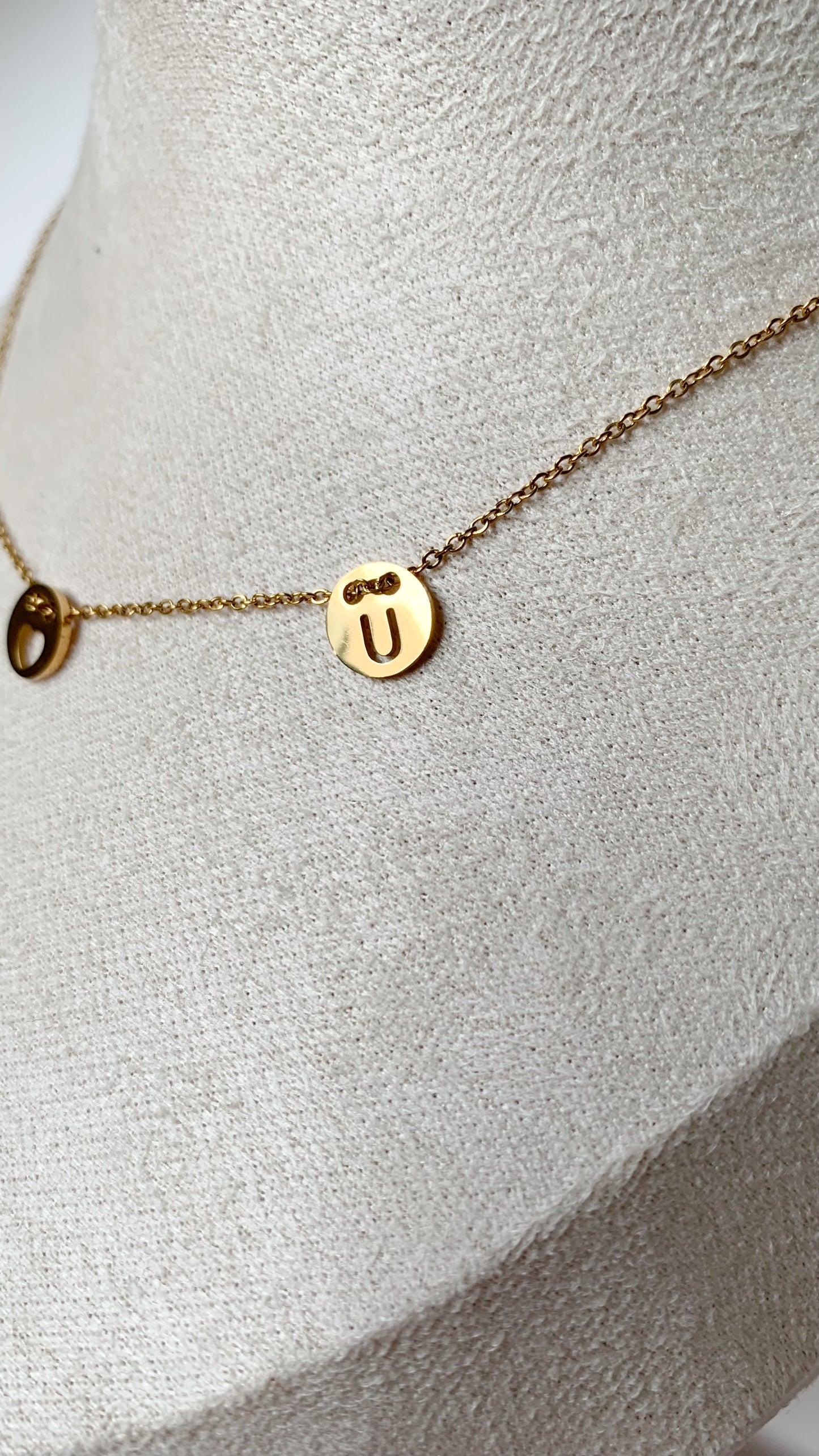 I LOVE YOU | Collier en acier inoxydable