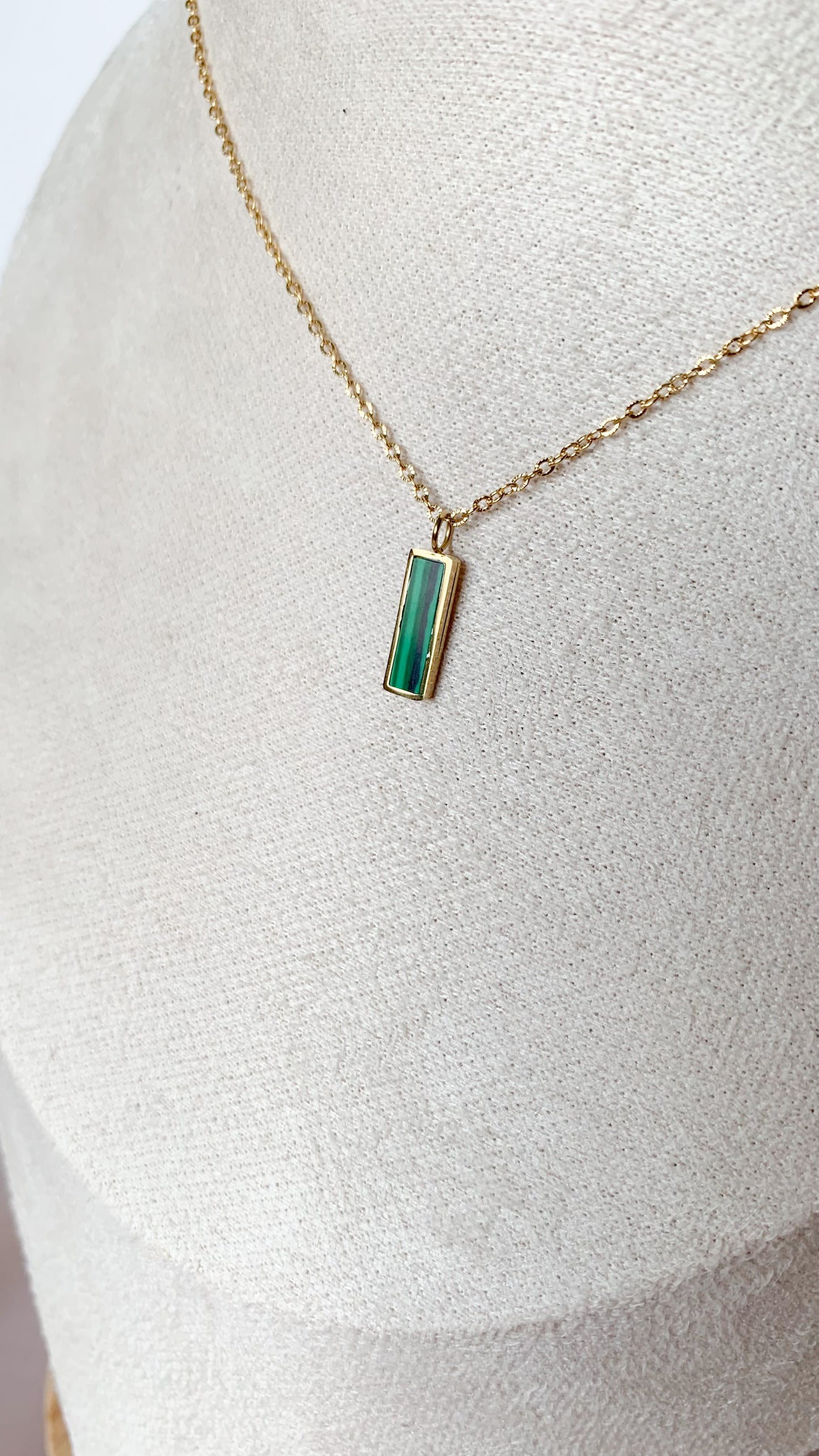 ÉMERAUDE | Collier en acier inoxydable