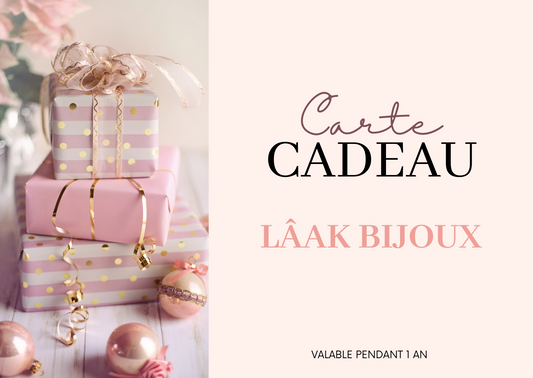 CARTE CADEAU | LÂAK BIJOUX