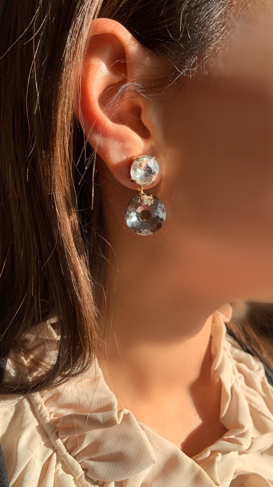 AUDREY | Boucles d’oreilles en acier inoxydable