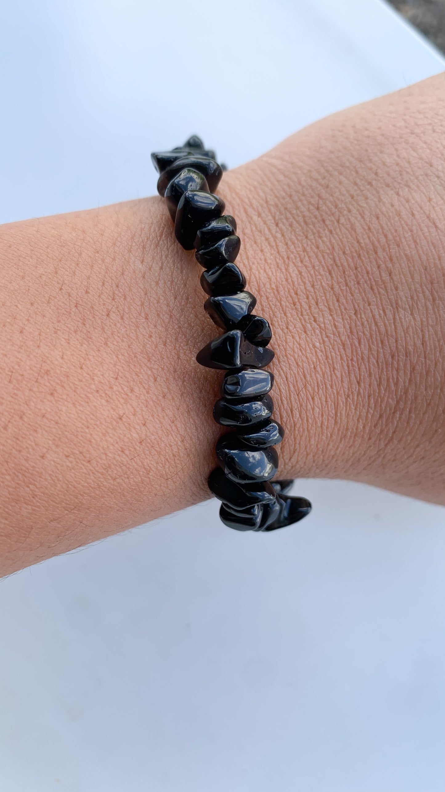 BRACELET EN PIERRE | NOIR