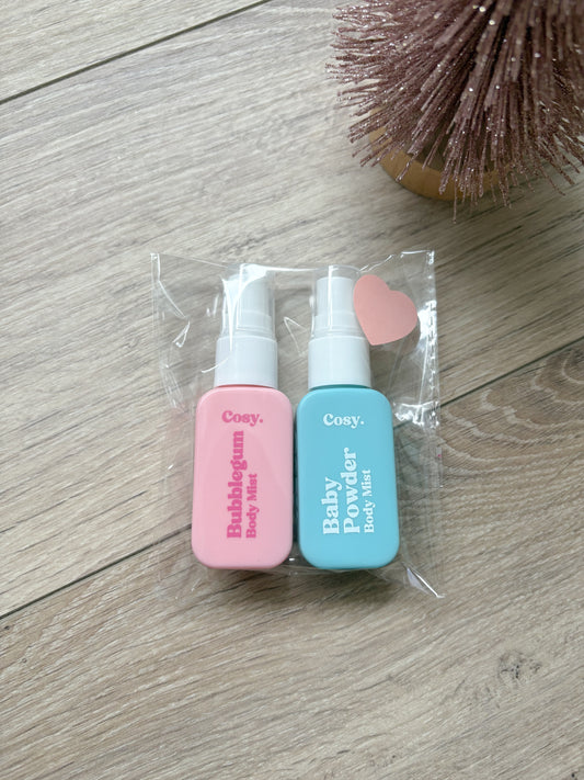 BOX 2 BRUMES COSY | POUDRE DE BÉBÉ / BUBBLEGUM