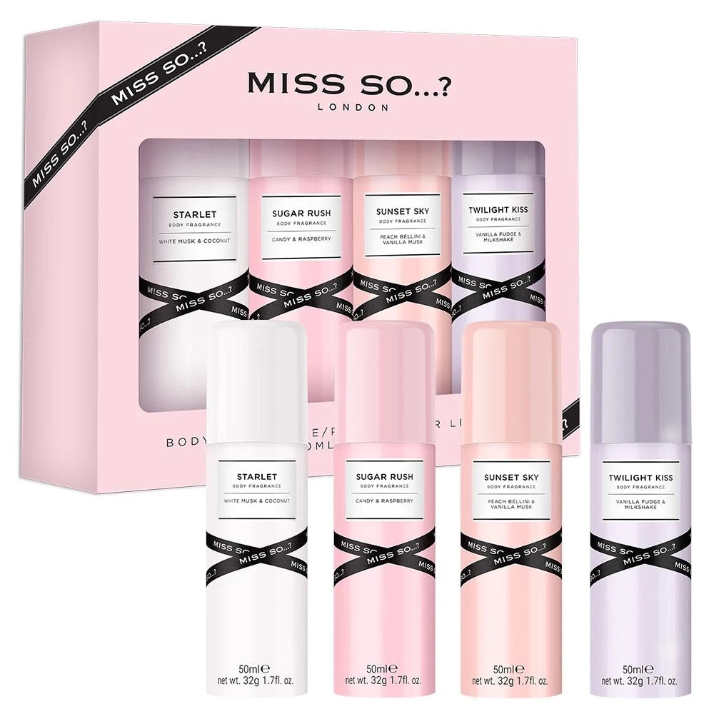 COFFRET 4 MINI BRUMES PARFUMÉES | 50 ML