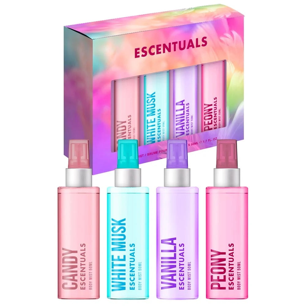 COFFRET 4 MINI BRUMES ESCENTUALS | 40 ml