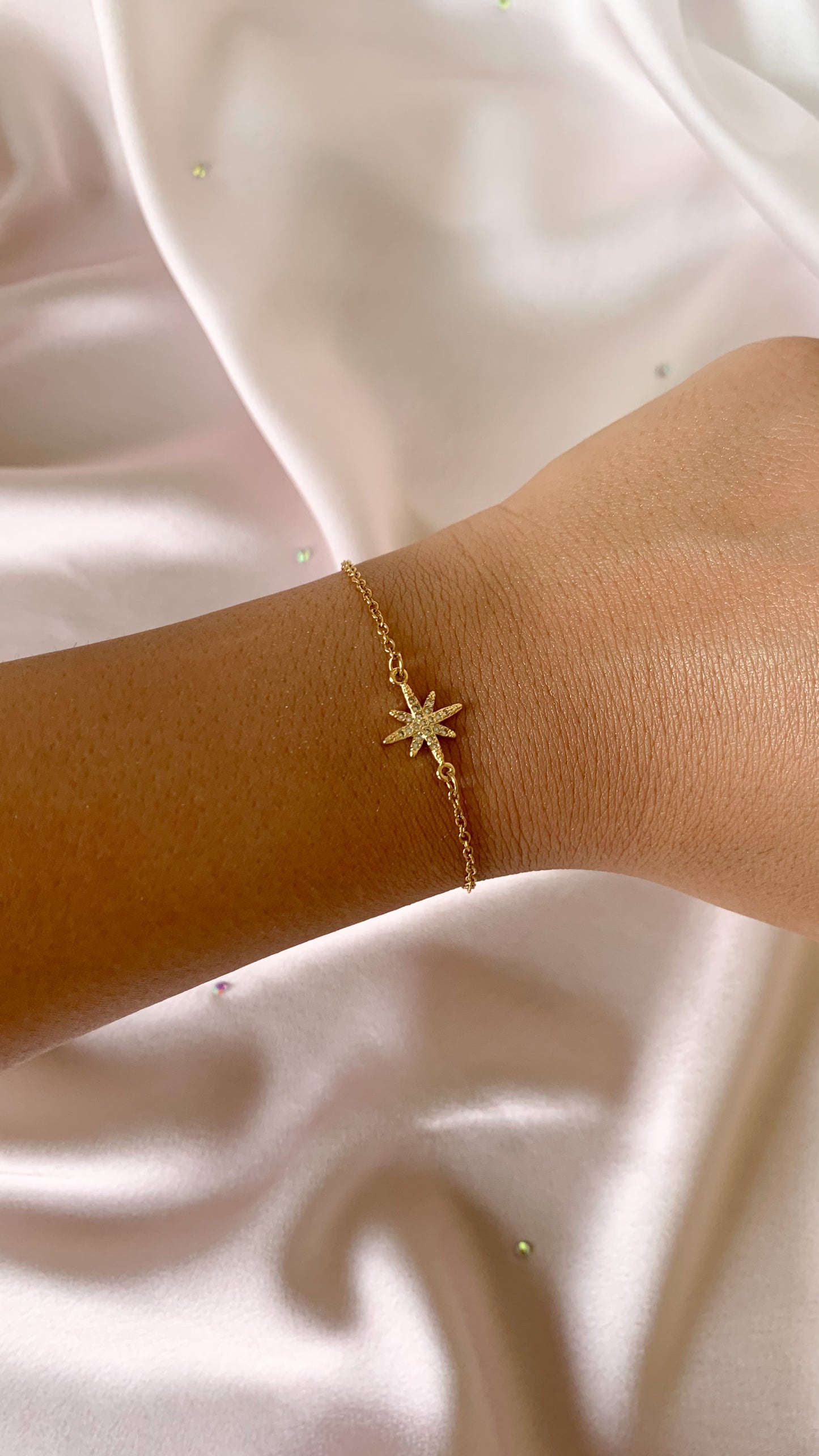 STAR | Bracelet en acier inoxydable et zirconium