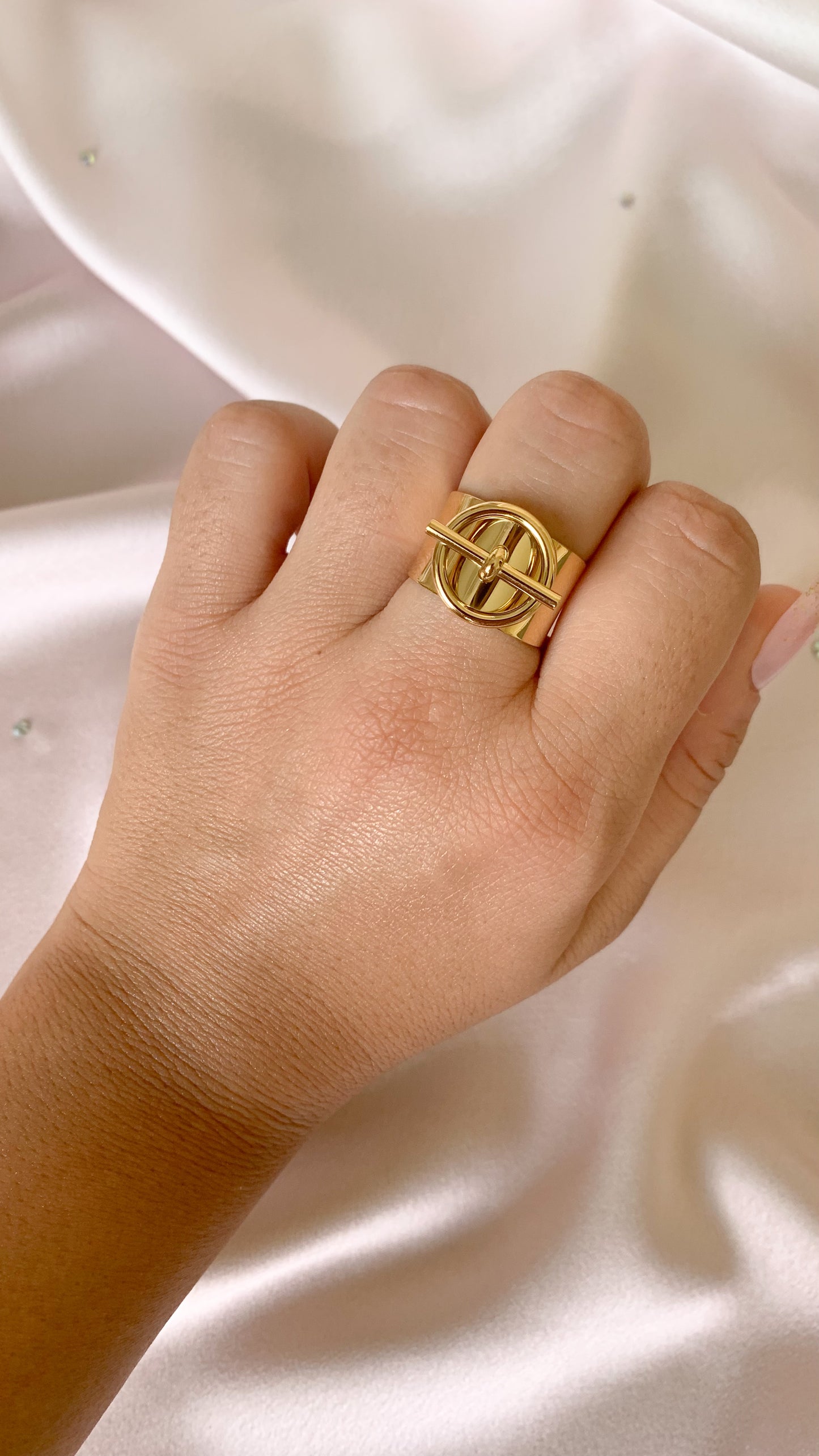 TESSA GOLD | Bague en acier inoxydable