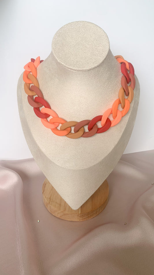 FIRE | Collier en acrylique mat