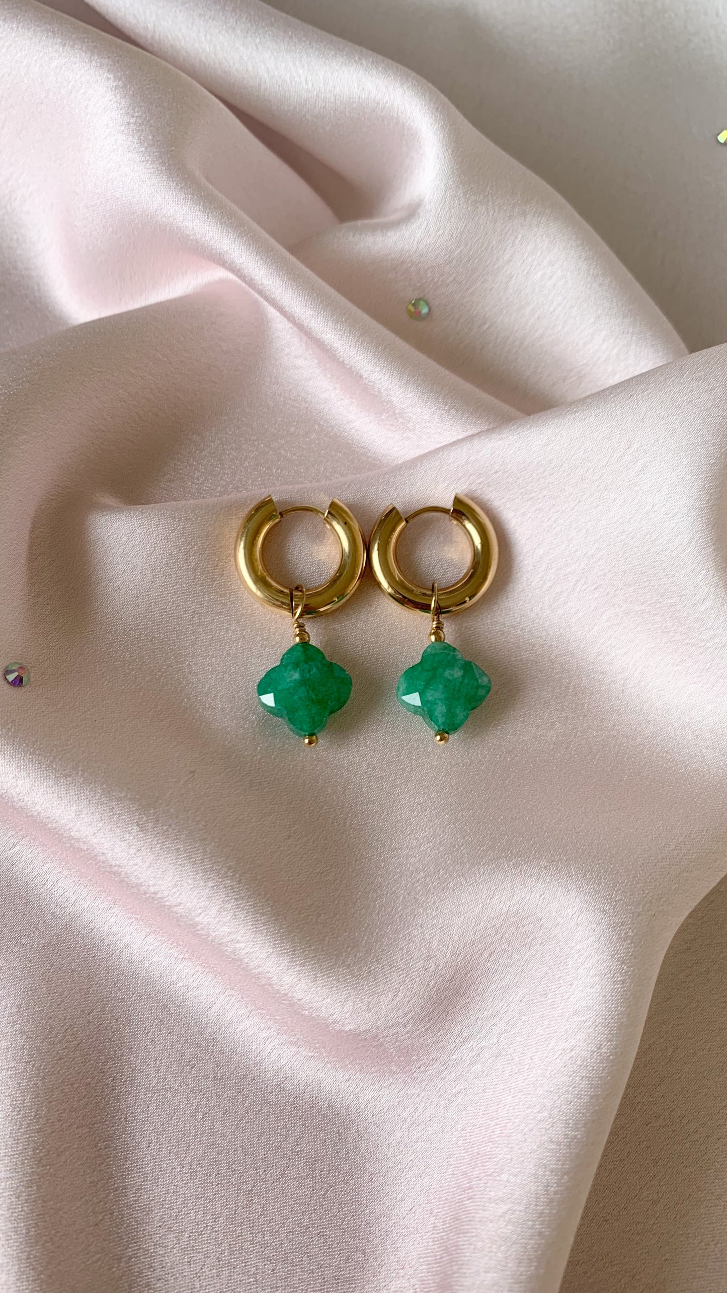 JADE | Boucles d’oreilles en acier inoxydable