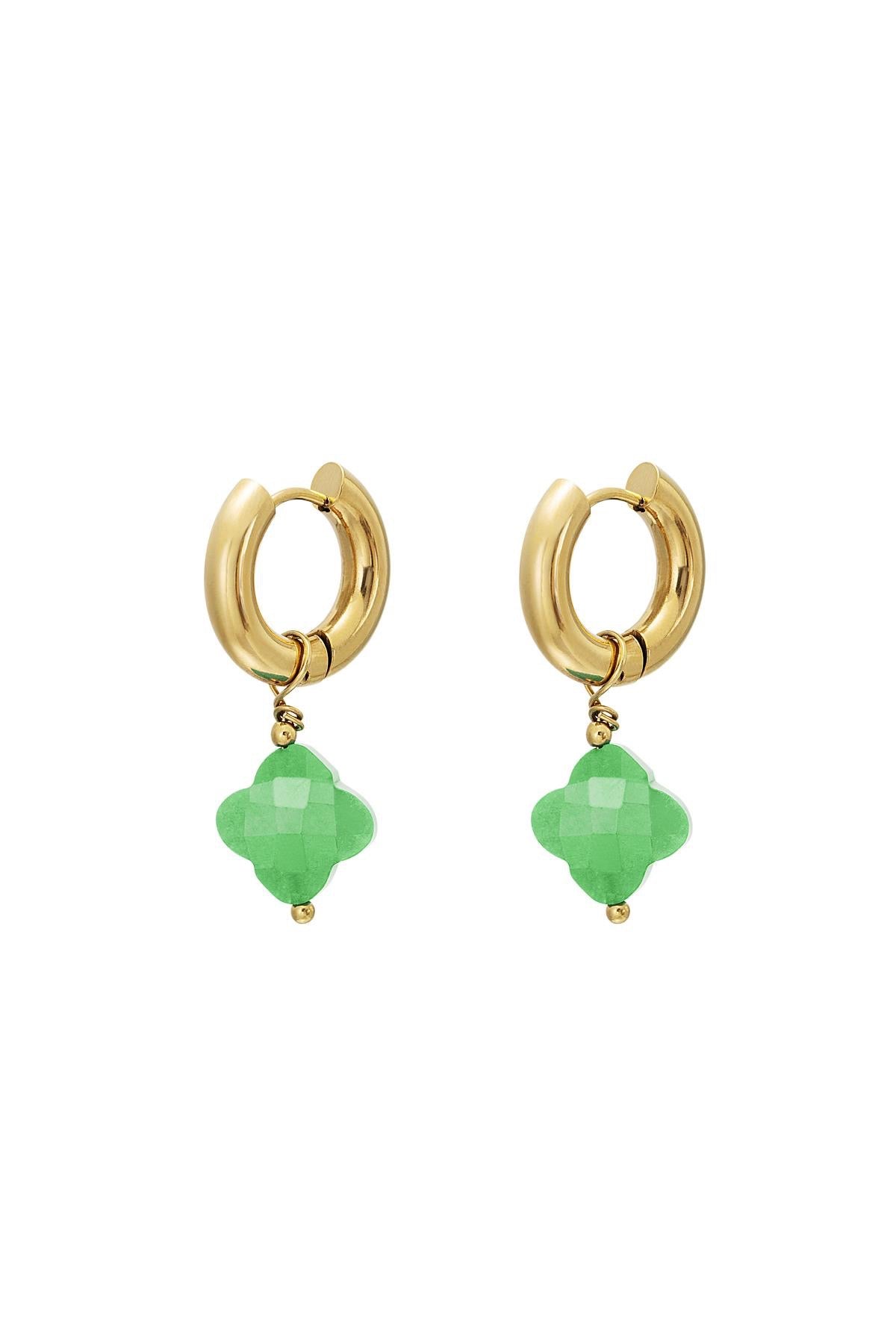 JADE | Boucles d’oreilles en acier inoxydable