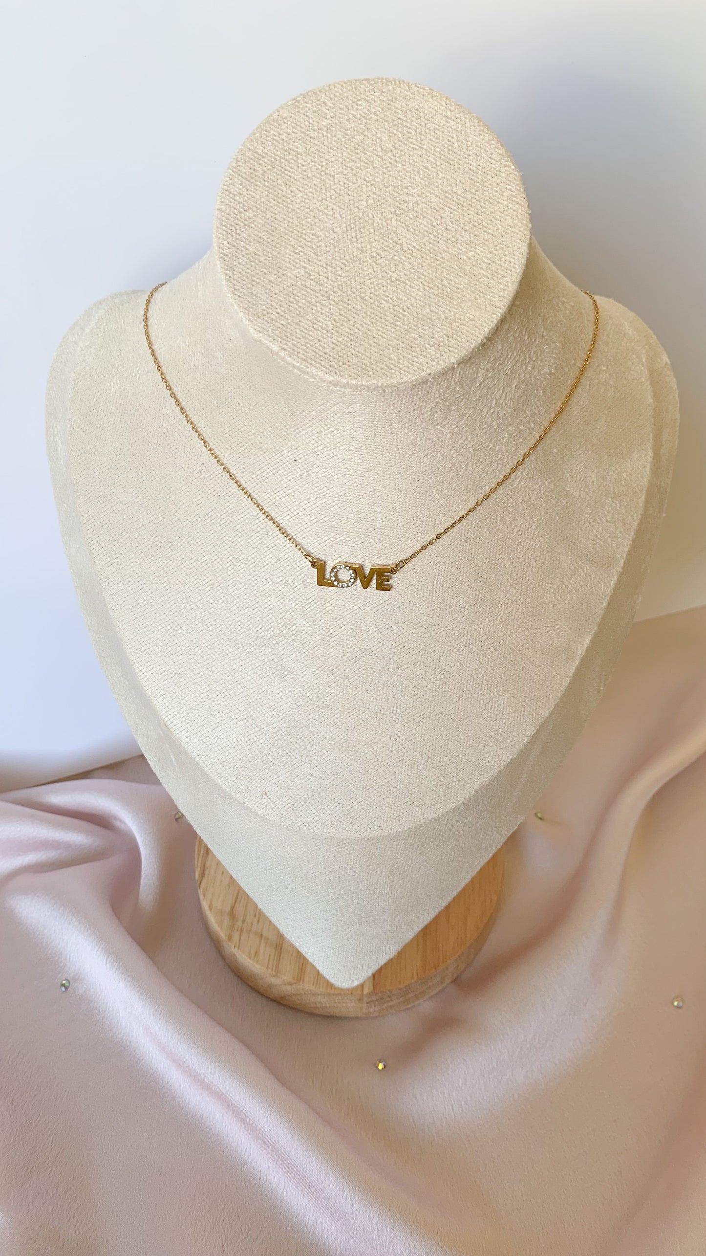 LOVE | Collier en acier inoxydable