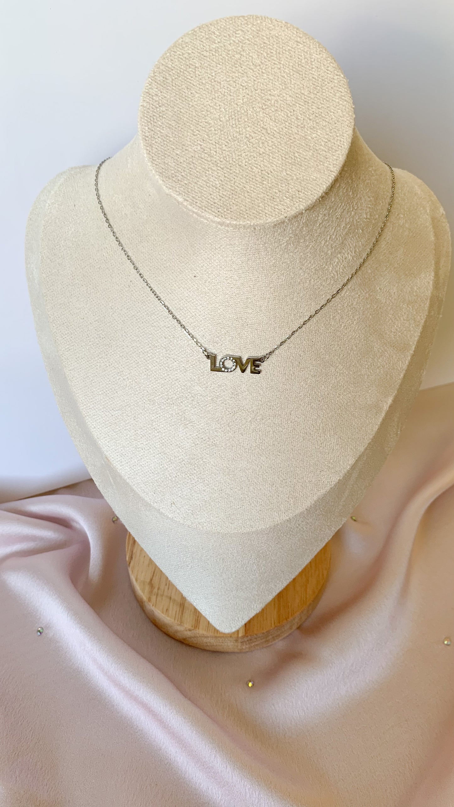 LOVE | Collier en acier inoxydable